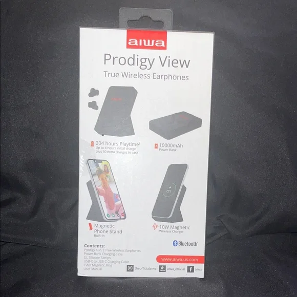 Aiwa Prodigy 4-in-1 Wireless Charger and Power Bank